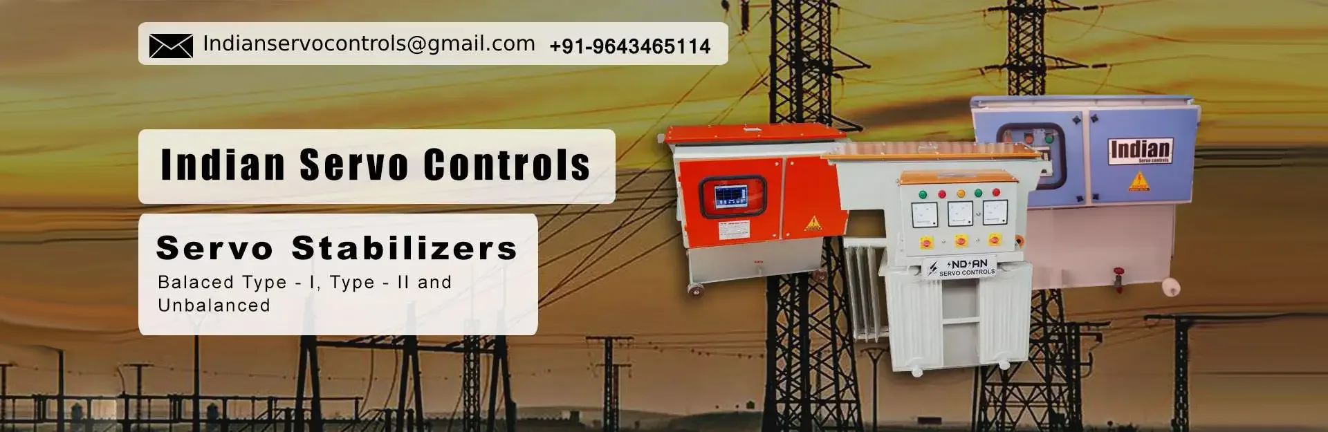 Indian servo controls:- Servo Stabilizer manufacturers in faridabad