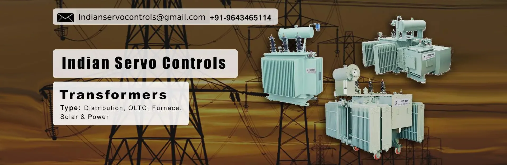 indian servo controls:- transformer manufacturers in faridabad